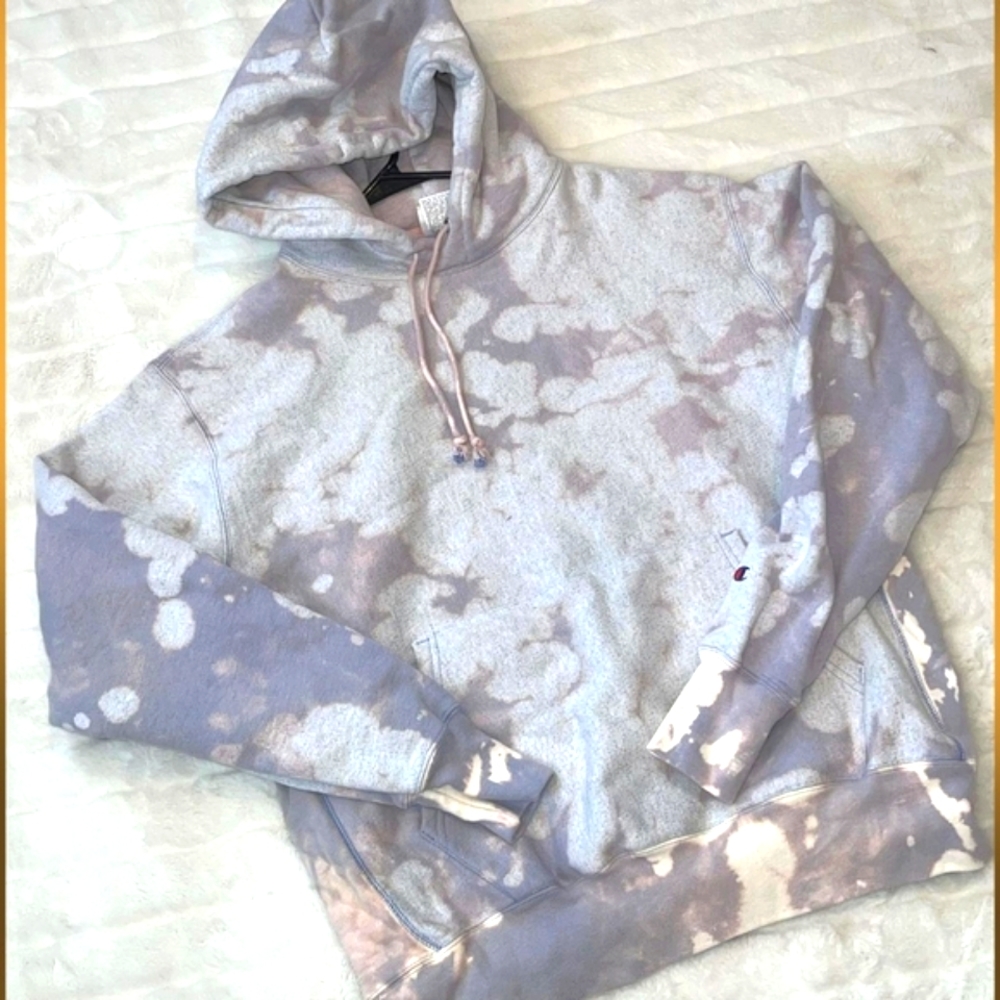Champion custom dyed hoodie
